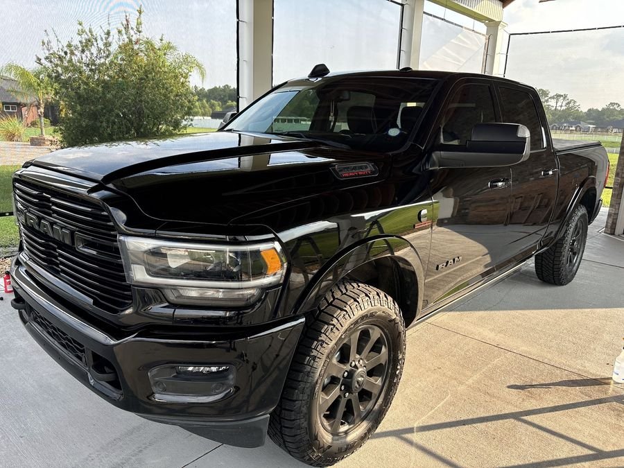 Black RAM 2500 after ceramic coating